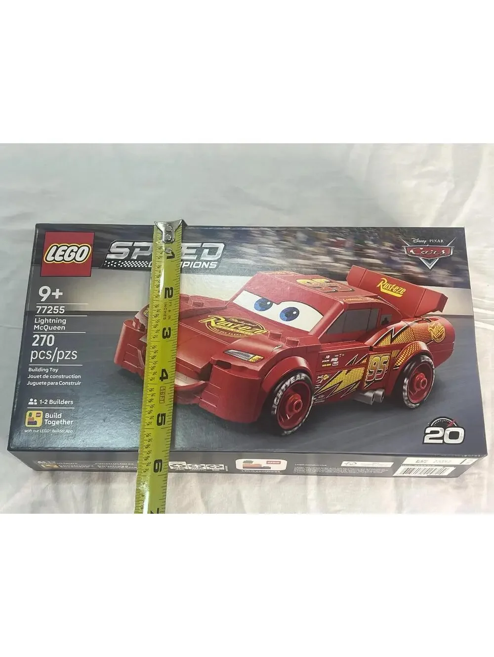 LEGO Speed Champions Lightning McQueen Disney Cars Set 270pcs 9+ New Sealed